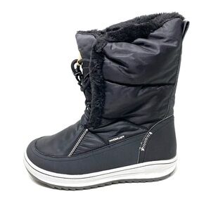 Wanderlust Hanna Black Warm Lined Winter Boots WIDE